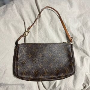 Louis Vuitton Monogram Brown Wristlet